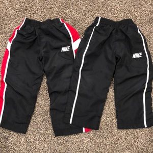2 pairs of 2T Nike track pants